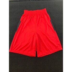 High Five Adult S Red Black Athletic Shorts‎ Basketball Gym Workout Mens